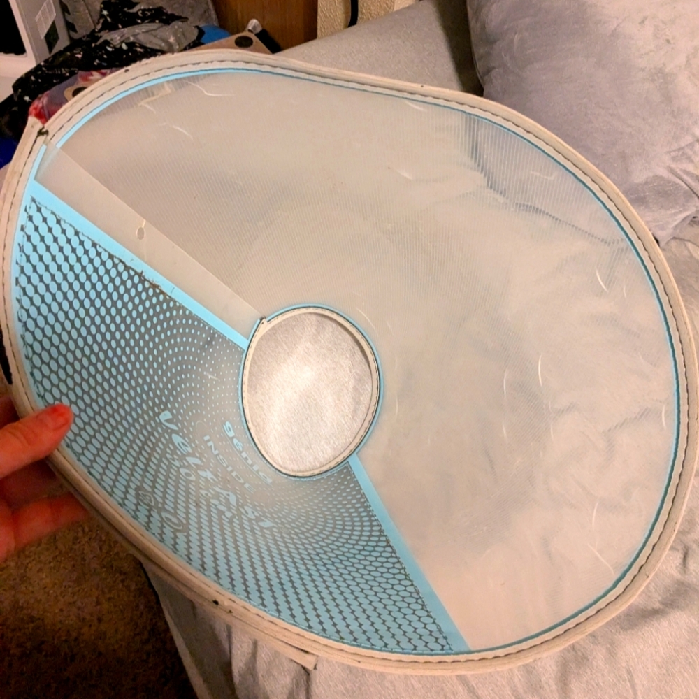 Genia Velfast Blue Teal 30cm Dog Neuter Spay Ecollar Cone of Shame Surgery